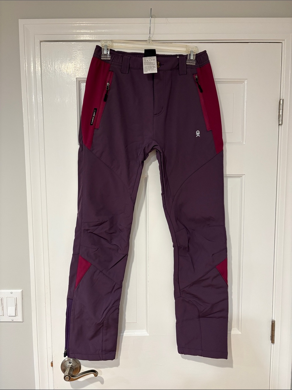 Women’s  Ski/Snow Winter Softshell Windproof Pants& Plum & Berry  XS
